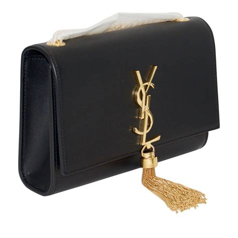 brown ysl purse|ysl black purse with tassel.